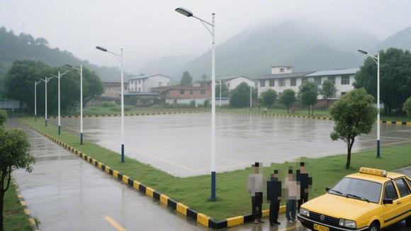新航驾校大门