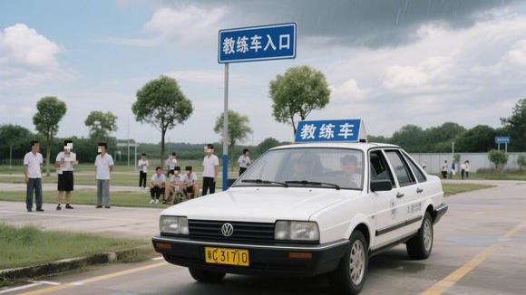 华阳驾校大门