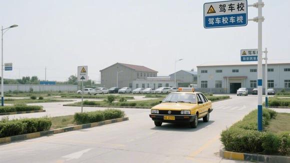 杰达驾校大门
