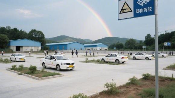 跃扬驾校大门