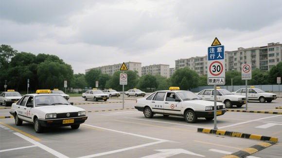 安保驾校大门