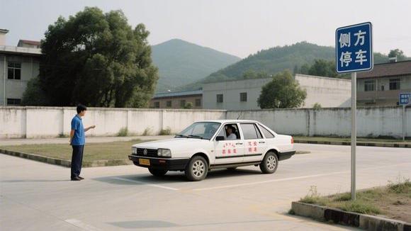 河东驾校大门