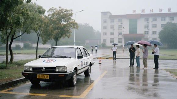 华北驾校大门