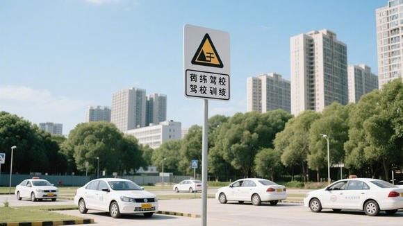 成事实业驾校大门