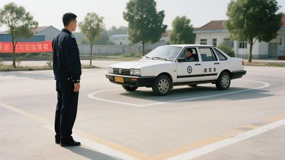 鱼窝头驾校大门